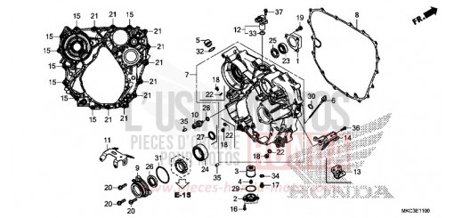 CARTER ARRIERE GL1800J de 2018
